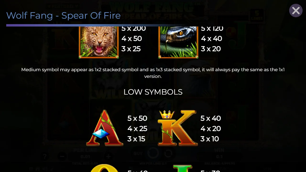 Wolf Fang Spear of Fire