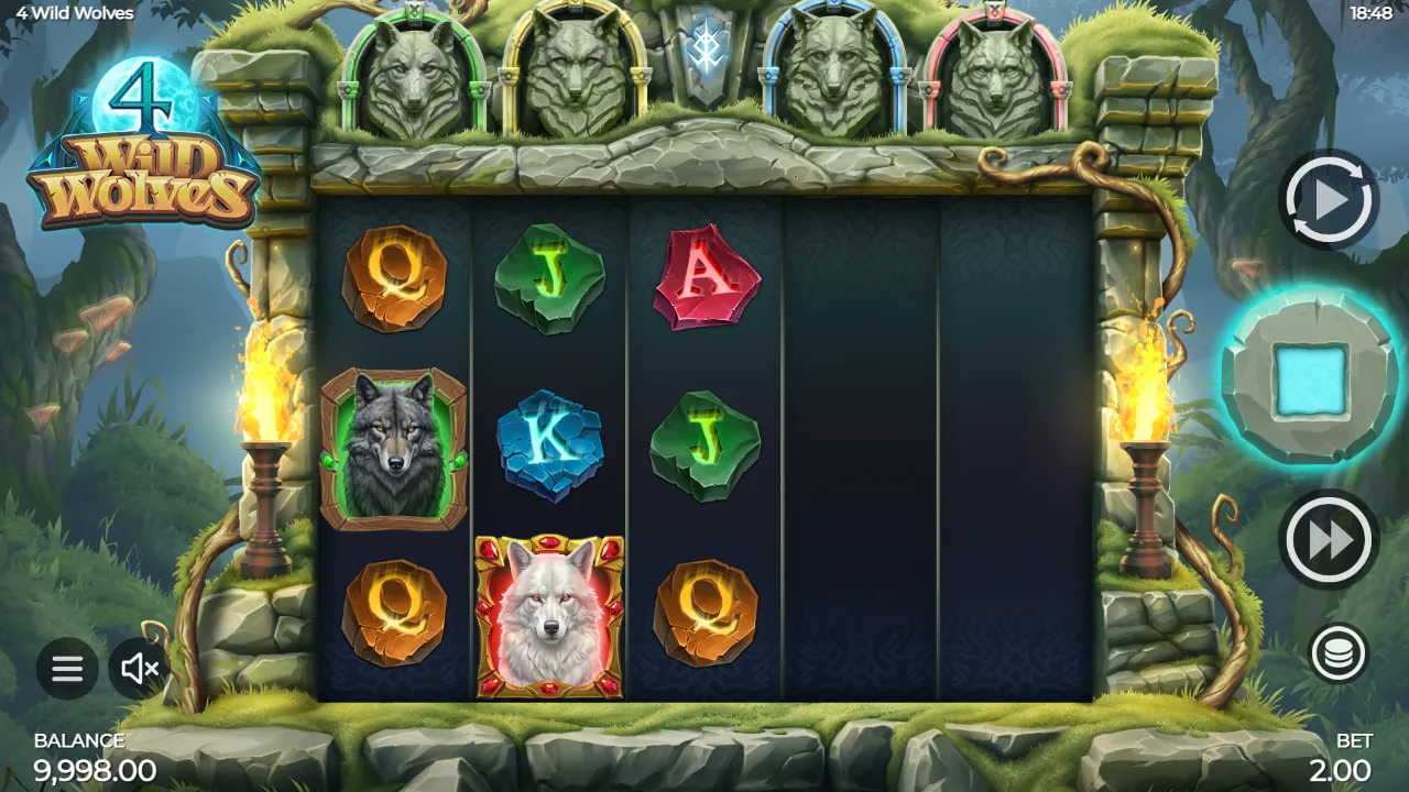 4 Wild Wolves