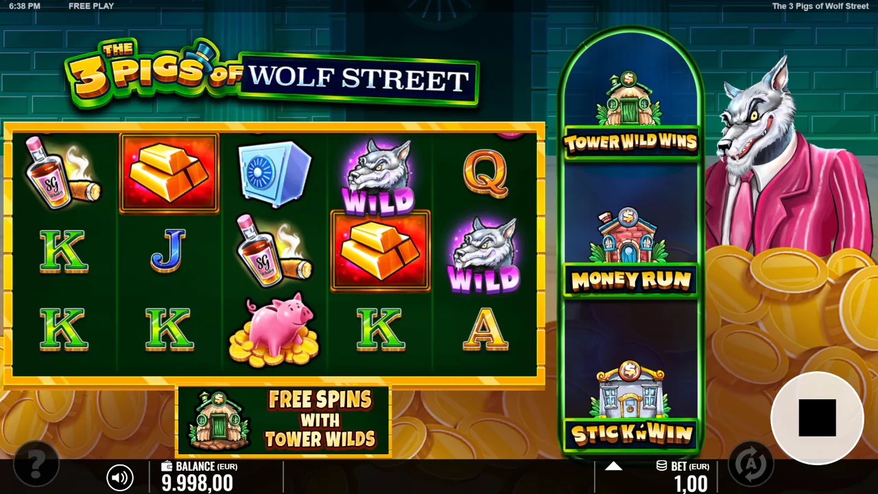 The 3 Pigs of Wolf Street