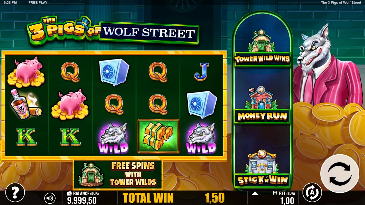 The 3 Pigs of Wolf Street