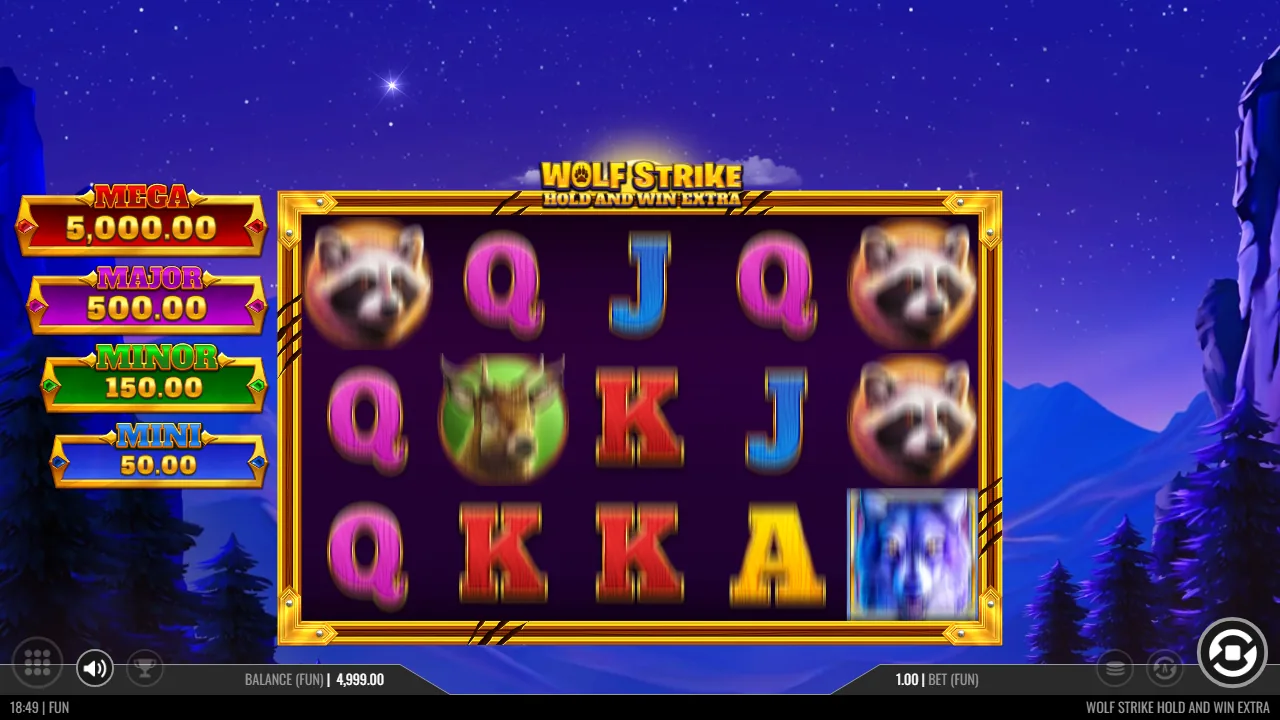Wolf Strike Hold and Win Extra