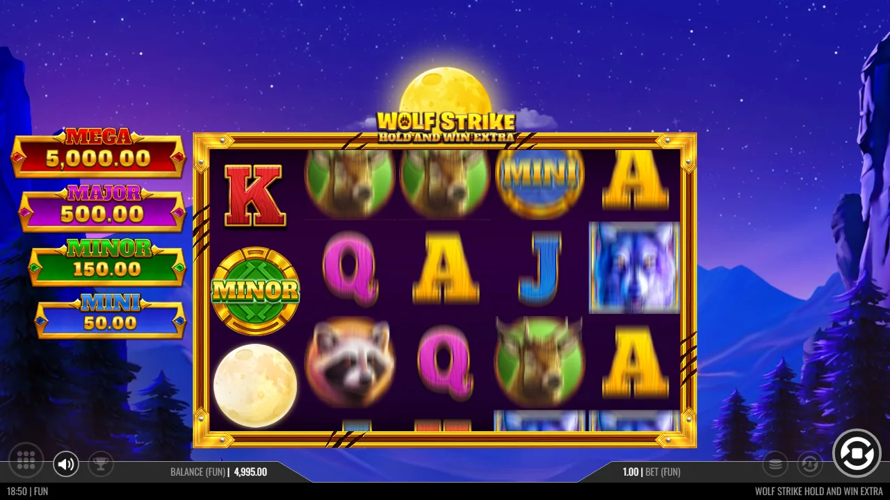 Wolf Strike Hold and Win Extra