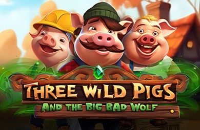 Three Wild Pigs and The Big Bad Wolf