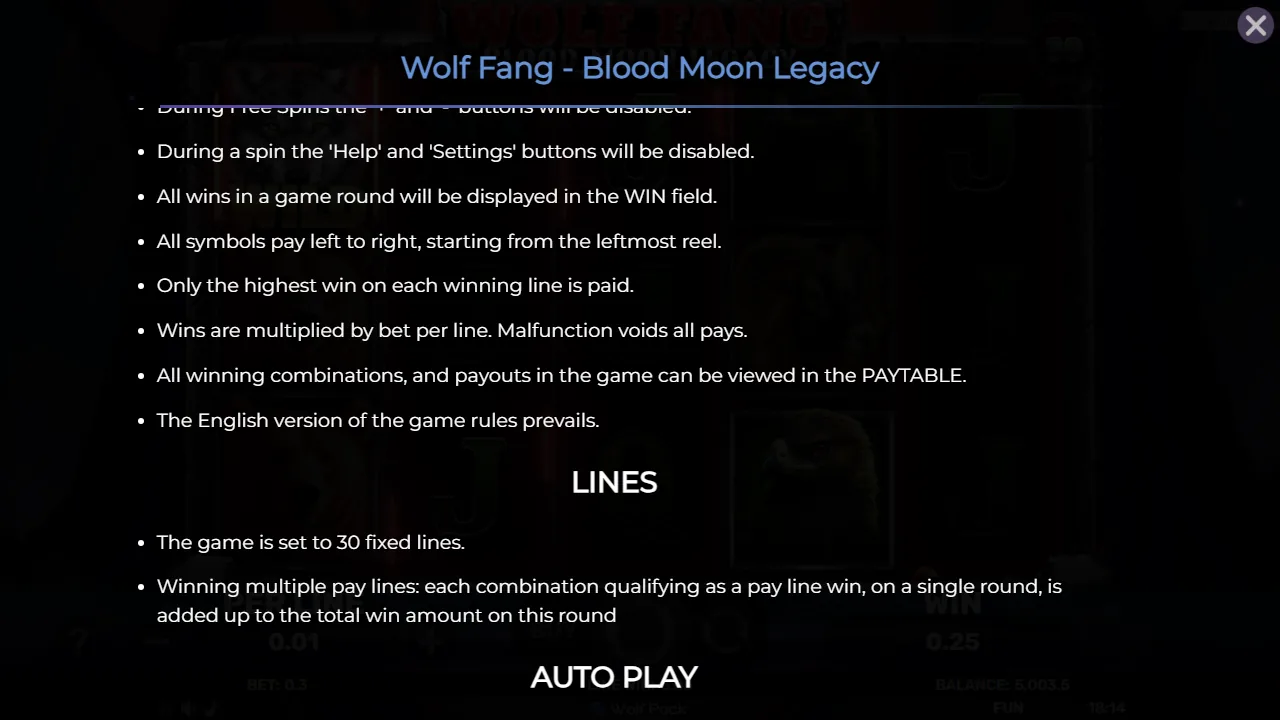 Wolf Fang - Blood Moon Legacy