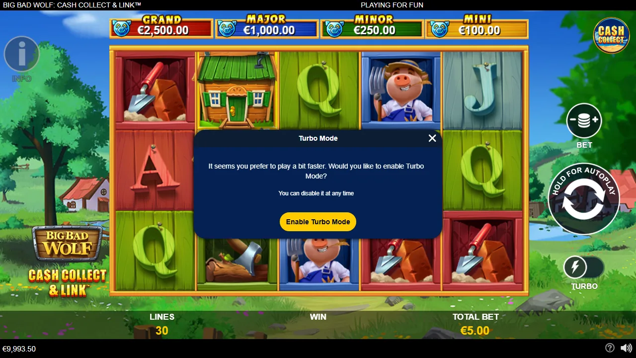 Big Bad Wolf Cash Collect & Link
