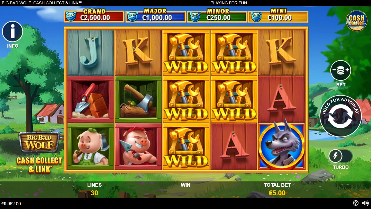 Big Bad Wolf Cash Collect & Link